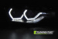 Preview: Xenon LED Tagfahrlicht Angel Eyes Scheinwerfer für BMW 3er F30/F31 11-15 schwarz